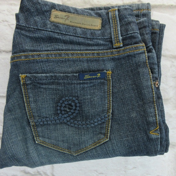 Melissa McCarthy "7" Boot Cut Jeans Sz 4 > 30x34 - Picture 2 of 8